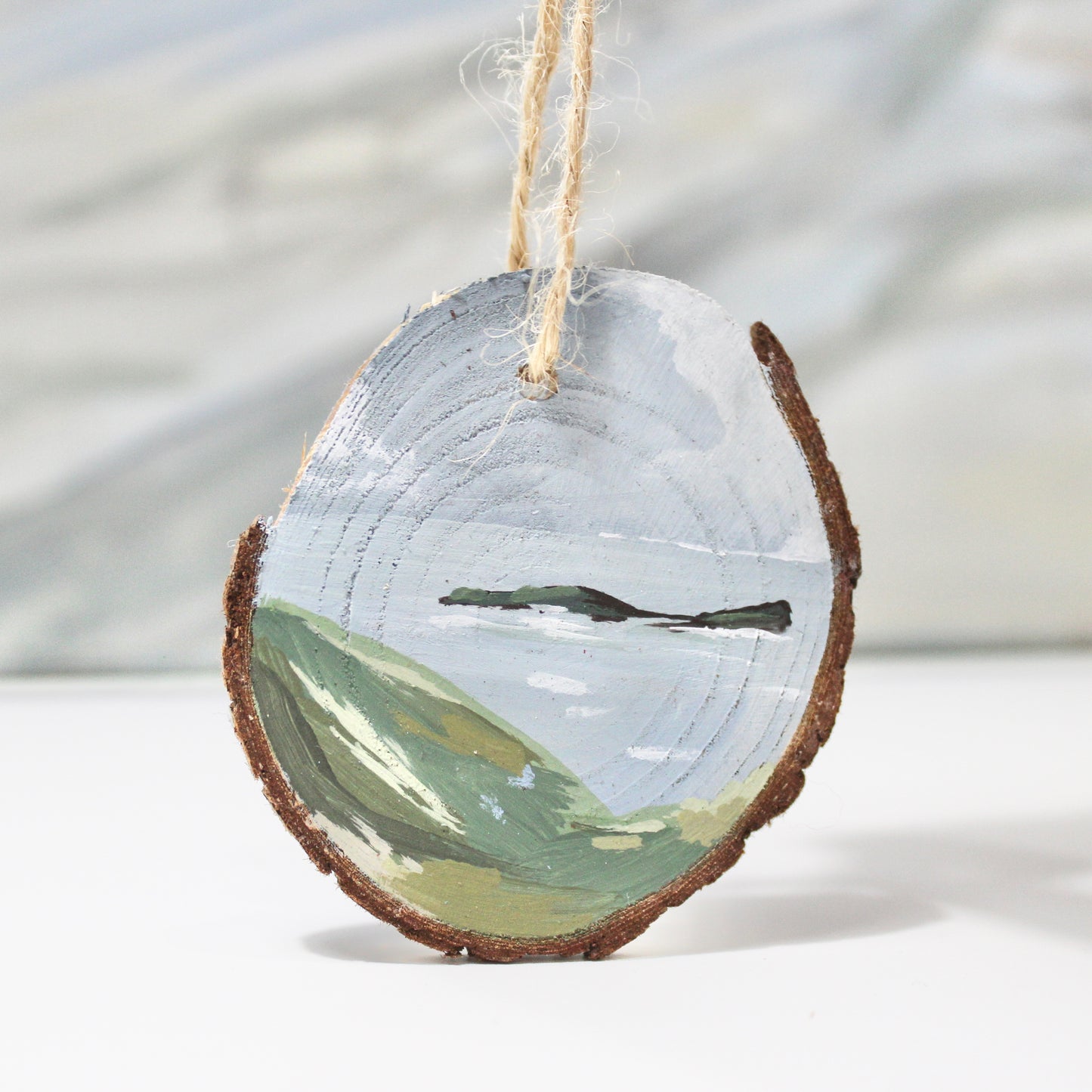 Worms Head, small Gower wooden decoration