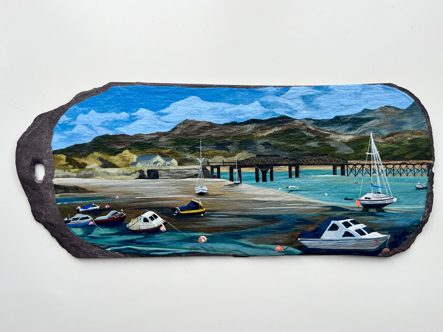 29 X 12 cm Welsh slate Barmouth (Final balance)