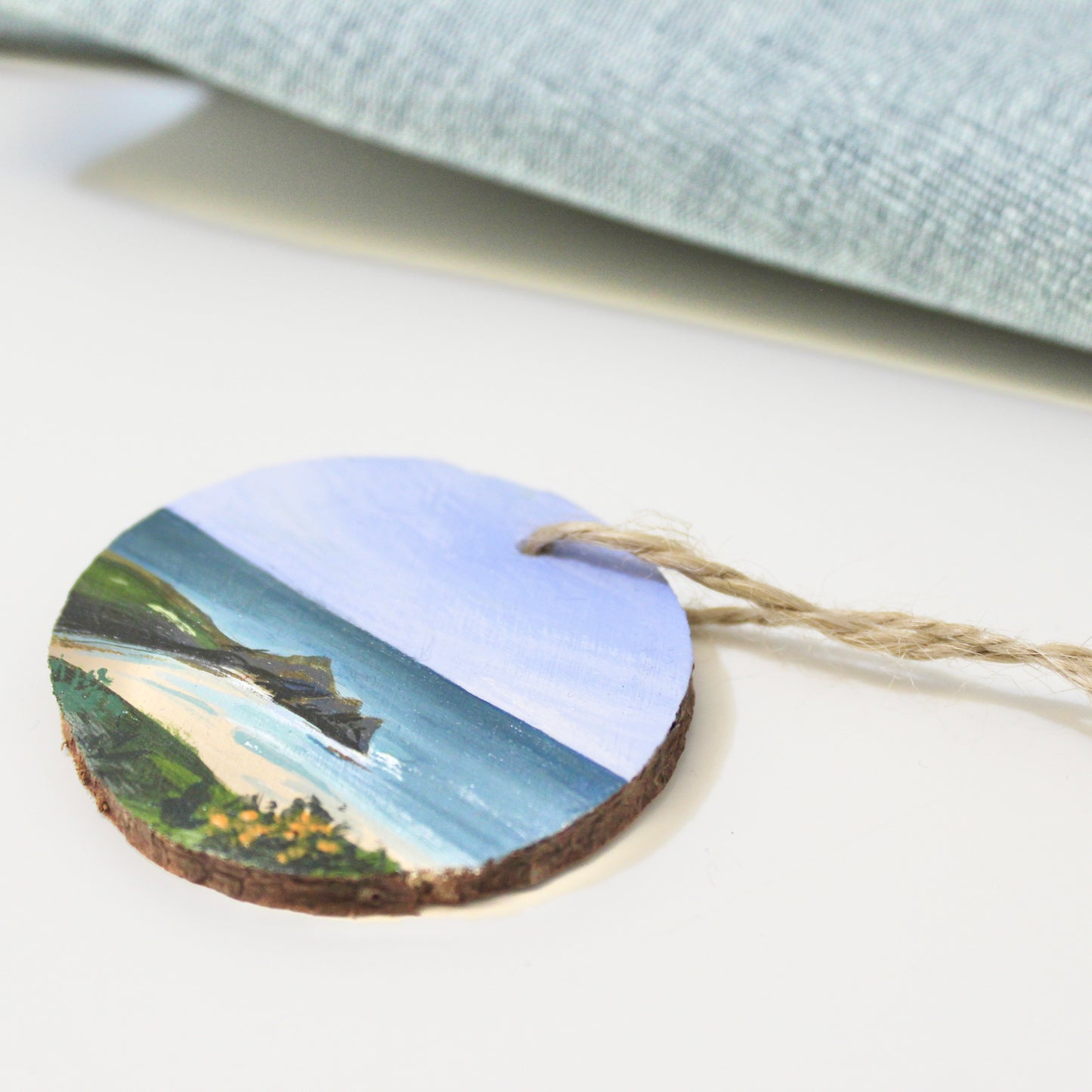 Three Cliffs Bay, Swansea, Wooden hanging decoration